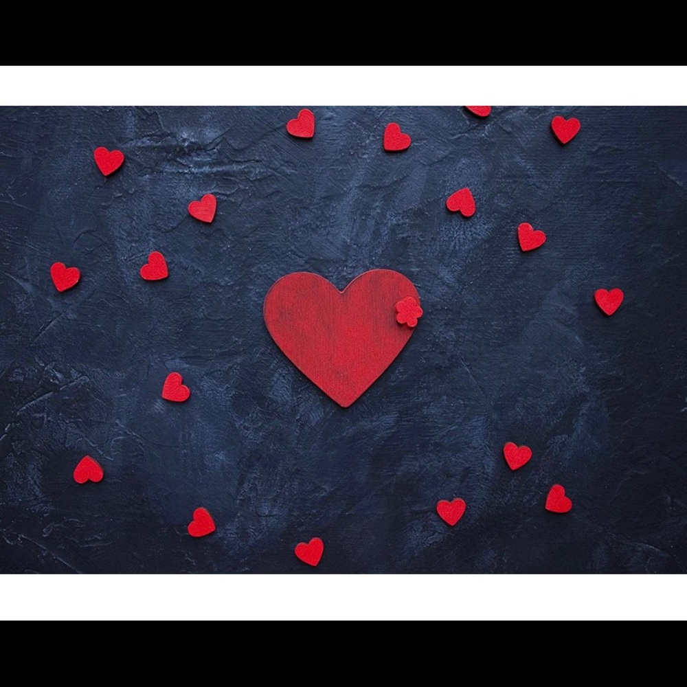 Valentine photography backdrop